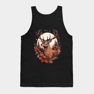 Cottagecore Deer Ugly Christmas Men Kids Women Christmas Tank Top